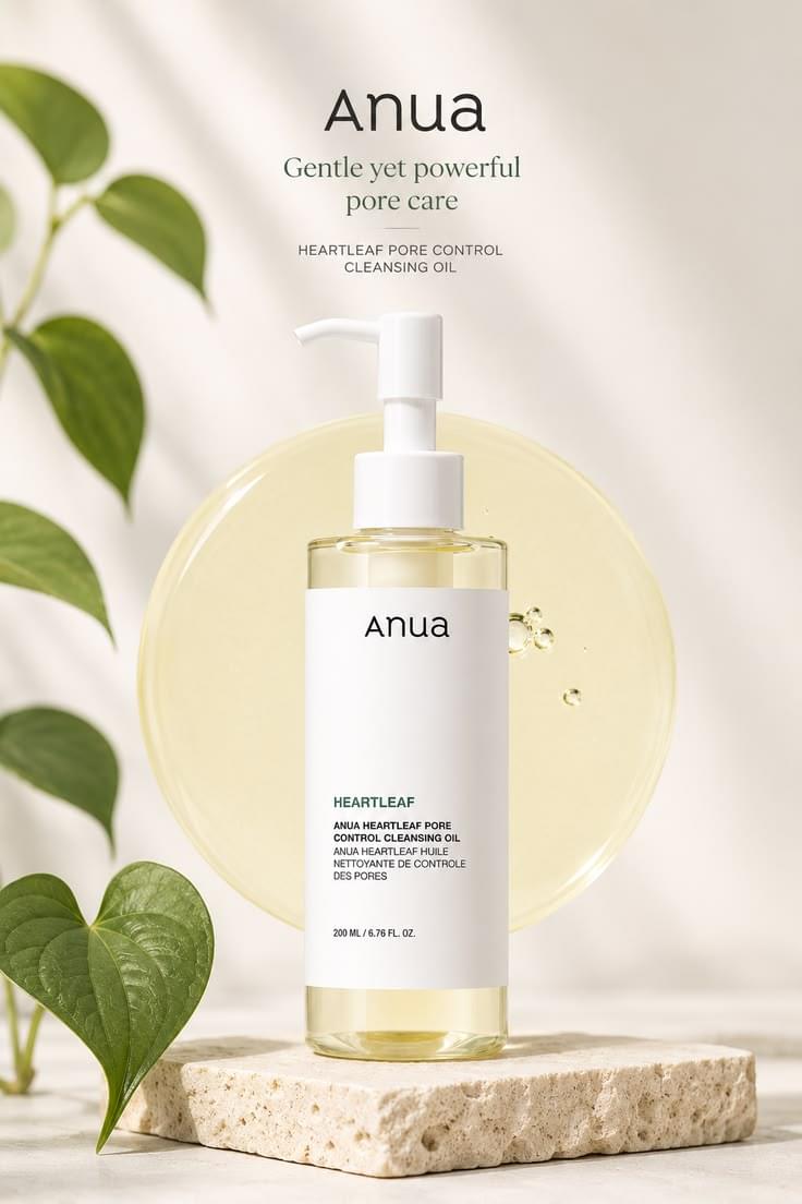 ANUA Heartleaf Pore Control Cleansing Oil.