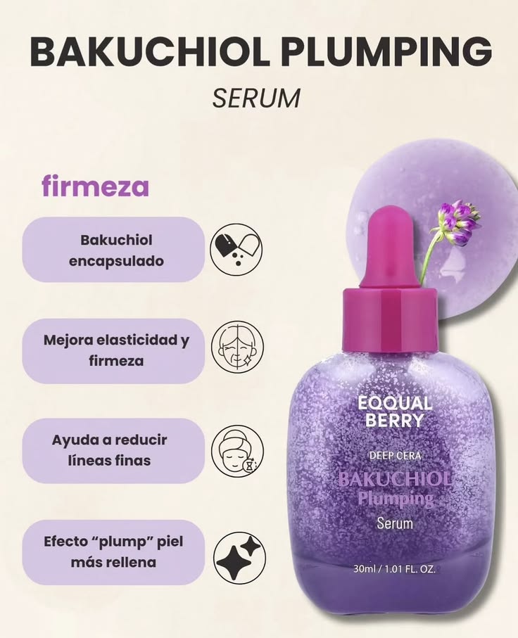 Eqqualberry Bakuchiol Plumping Serum 30 mL