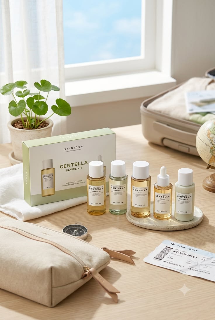 Skin1004 Madagascar Centella Travel Kit.