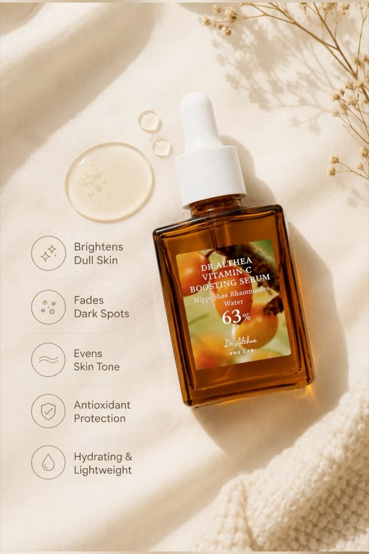 Dr.Althea Vitamin C Boosting Serum 63%.