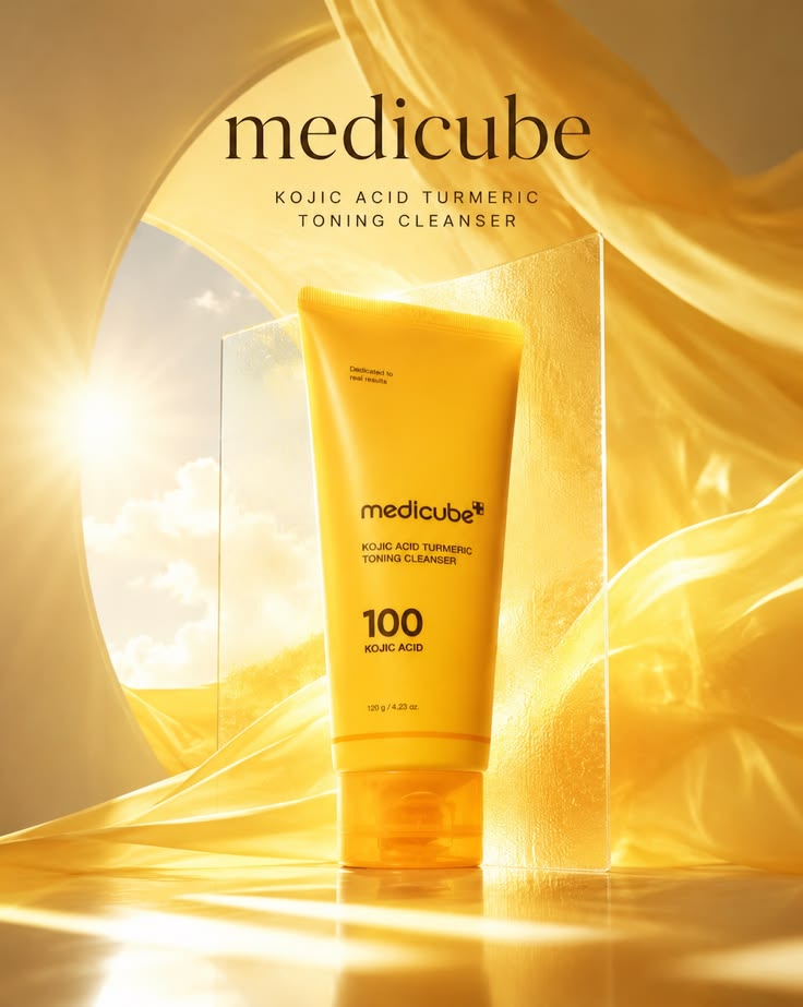 Medicube Limpiador Facial con Ácido Kójico y Cúrcuma 120 g
