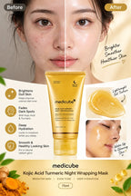 Medicube Limpiador Facial con Ácido Kójico y Cúrcuma 120 g