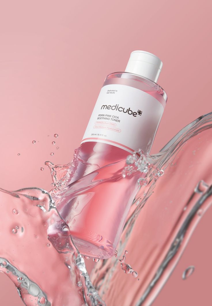 Medicube-Tónico Facial Calmante Pink Cica 250ml.
