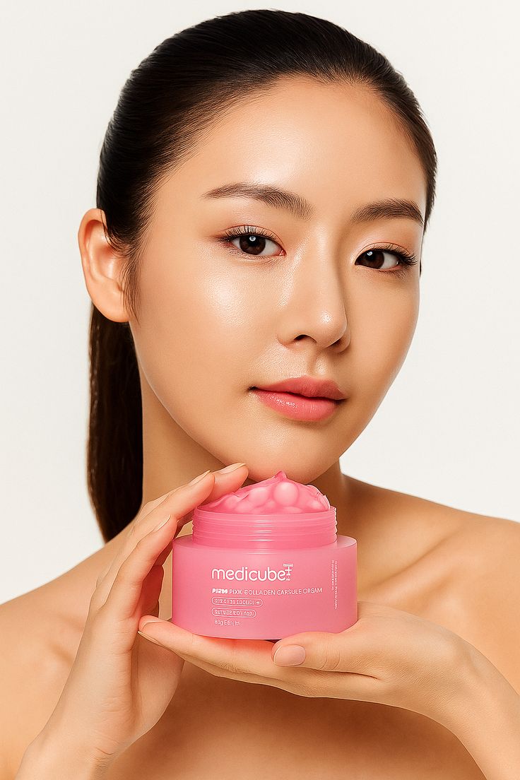 Medicube-Crema Facial de Colágeno en Cápsulas Pink 55g.