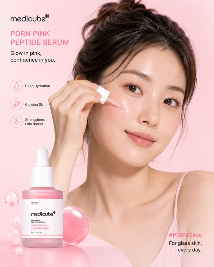 Medicube-Sérum de Péptidos PDRNPink 30ml.