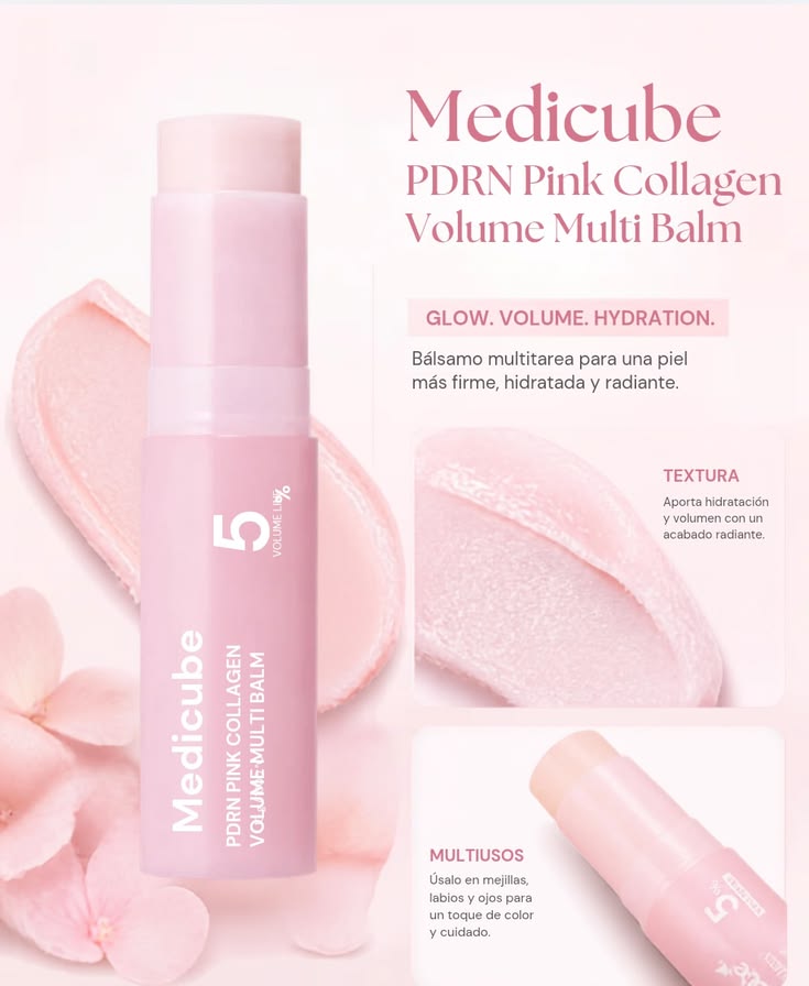 Medicube Bálsamo Multiuso PDRN y Colágeno Rosa 10 g