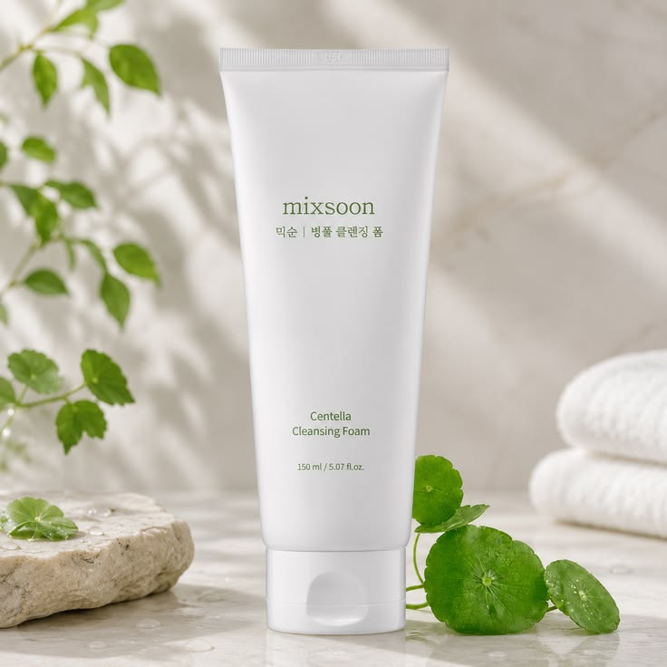 Mixsoon Centella Cleansing Foam Espuma Limpiadora Calmante 150ml.