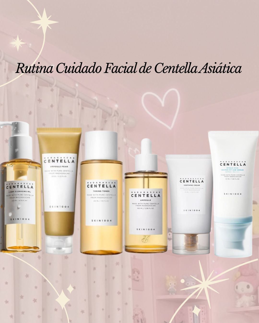 Rutina Cuidado Facial de Centella Asiática