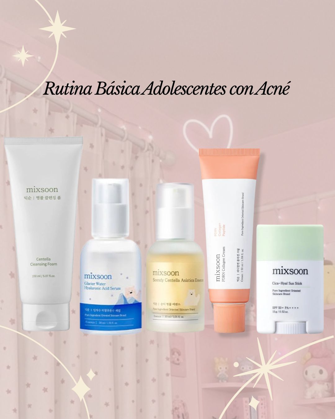 Rutina Básica Adolescentes con Acné