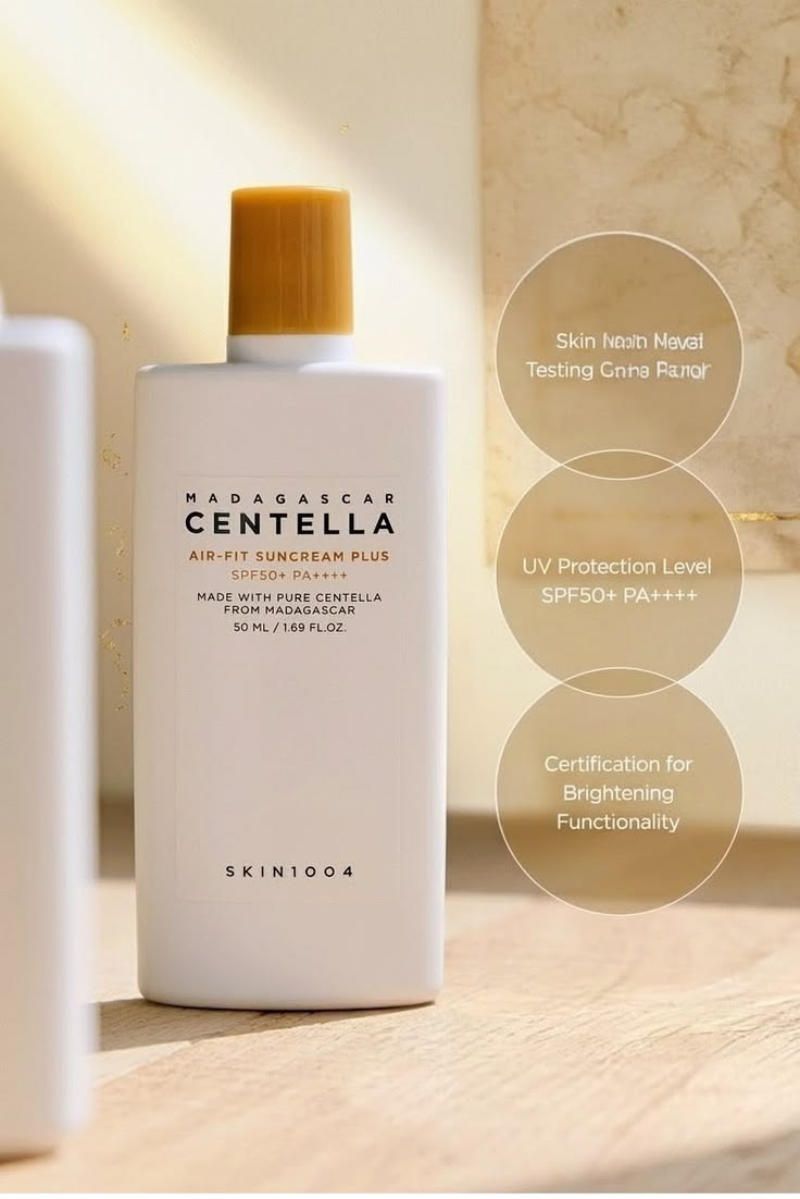 Skin1004 Centella Madagascar Air -Fit Sunscream 50ml.