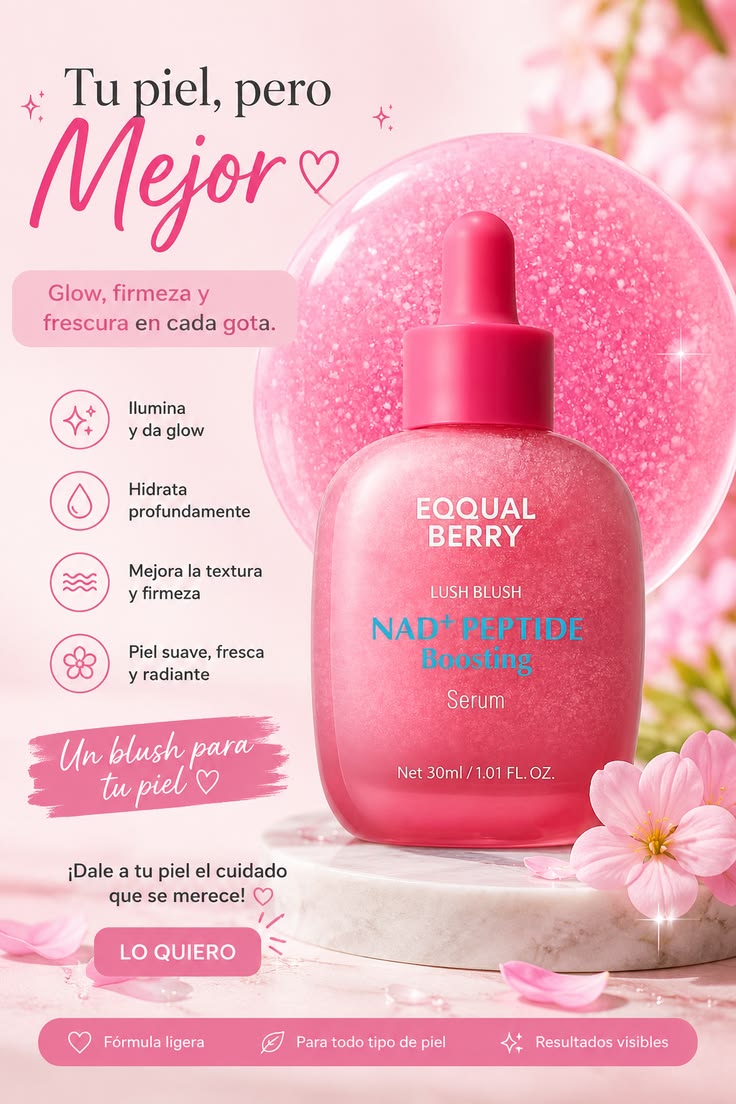 Eqqualberry NAD+ Peptide Boosting Serum 30ml