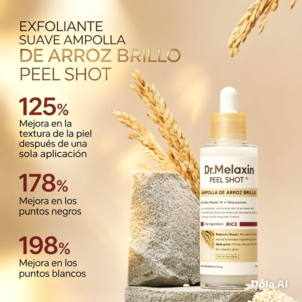 DR.MELAXIN PEEL SHOT EXFOLIATING WHITE RICE AMPOULE 80ml