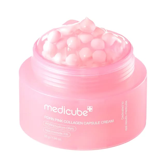 Medicube-Crema Facial de Colágeno en Cápsulas Pink 55g.