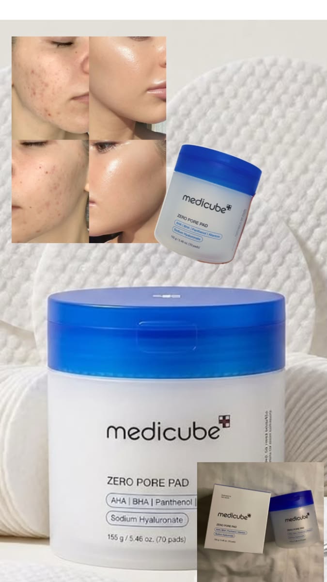 Medicube zero pore pad x 70 aha/bha