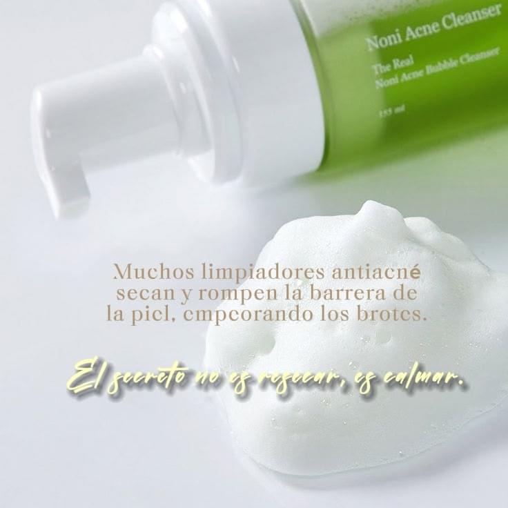 The Real Noni Acne Bubble Cleanser.