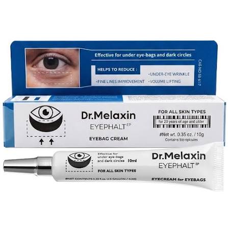 Dr. Melaxin Crema Intensiva Para Bolsas de ojos Eyephalt Eyebag Cream 10ml