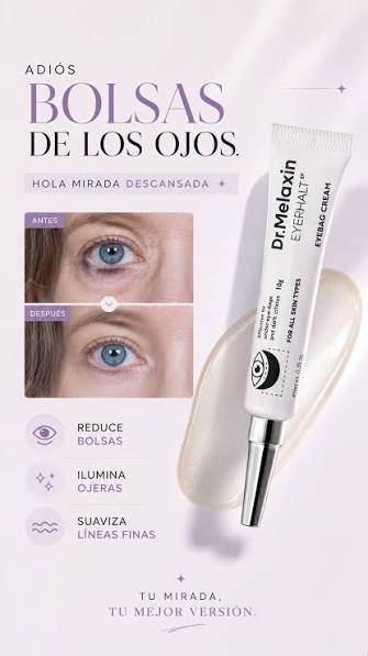 Dr. Melaxin Crema Intensiva Para Bolsas de ojos Eyephalt Eyebag Cream 10ml