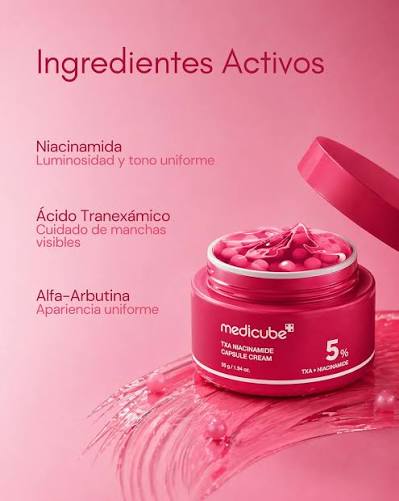 Medicube Crema Facial de Niacinamida y TXA en Cápsulas 55g