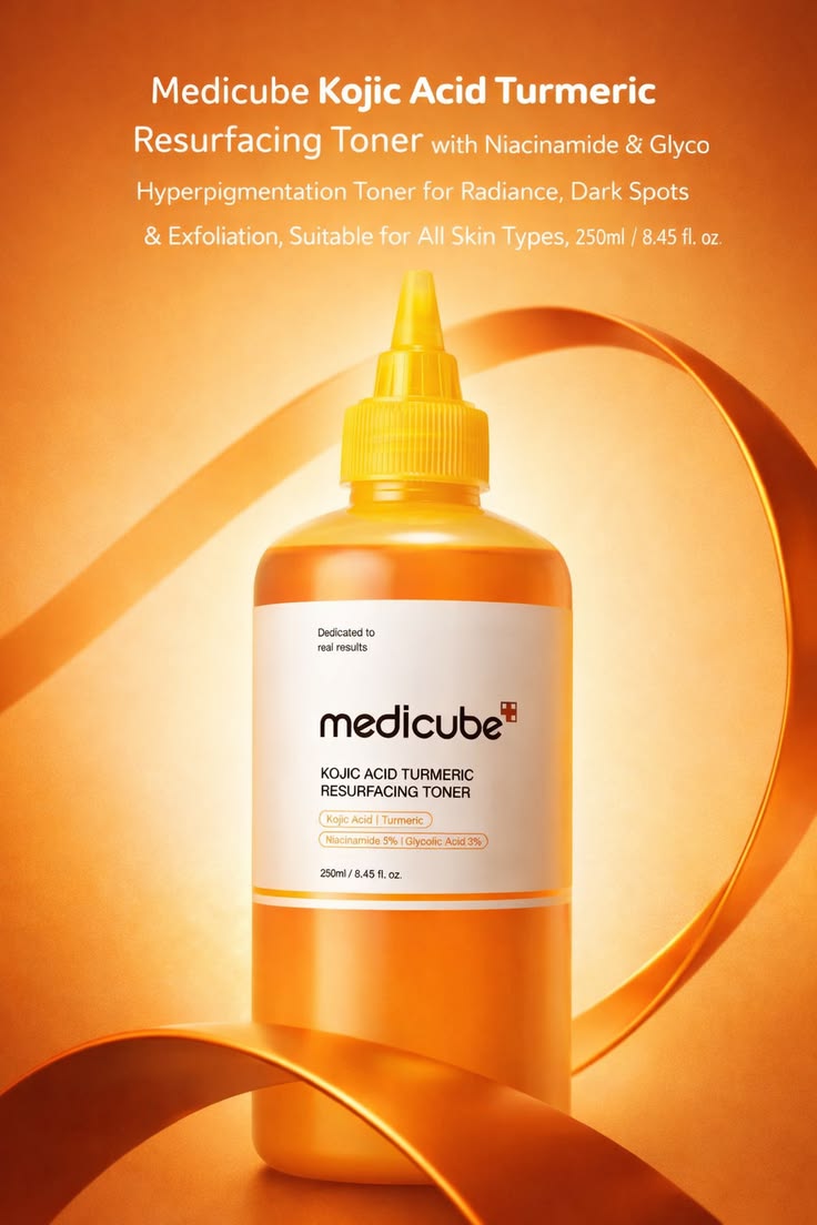 Medicube Tónico Facial con Ácido Kójico y Cúrcuma 250 ml