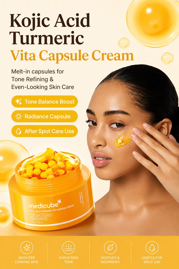 Medicube Crema Facial con Ácido Kójico y Cúrcuma 50 mg