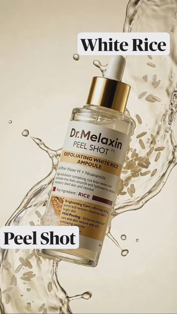 DR.MELAXIN PEEL SHOT EXFOLIATING WHITE RICE AMPOULE 80ml