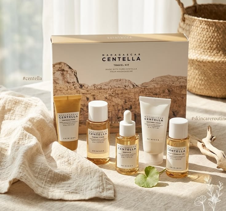 Skin1004 Madagascar Centella Travel Kit.